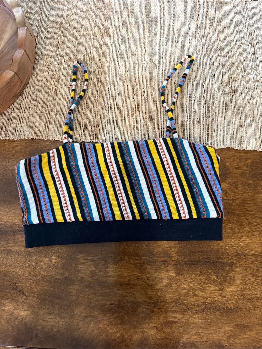 Zara striped crop top - Multicolor